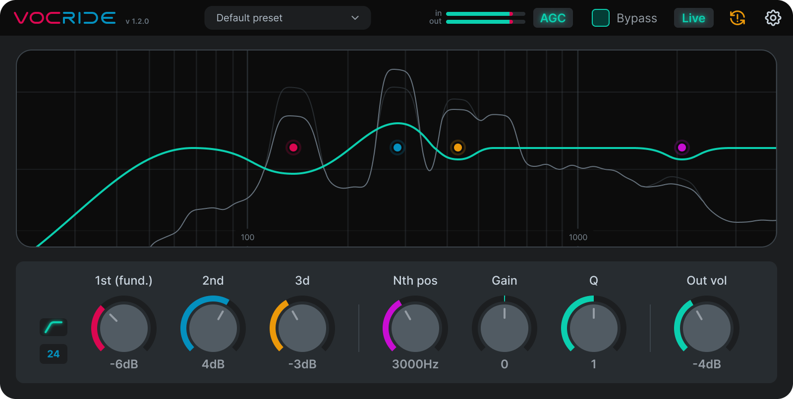 VocRide plugin interface