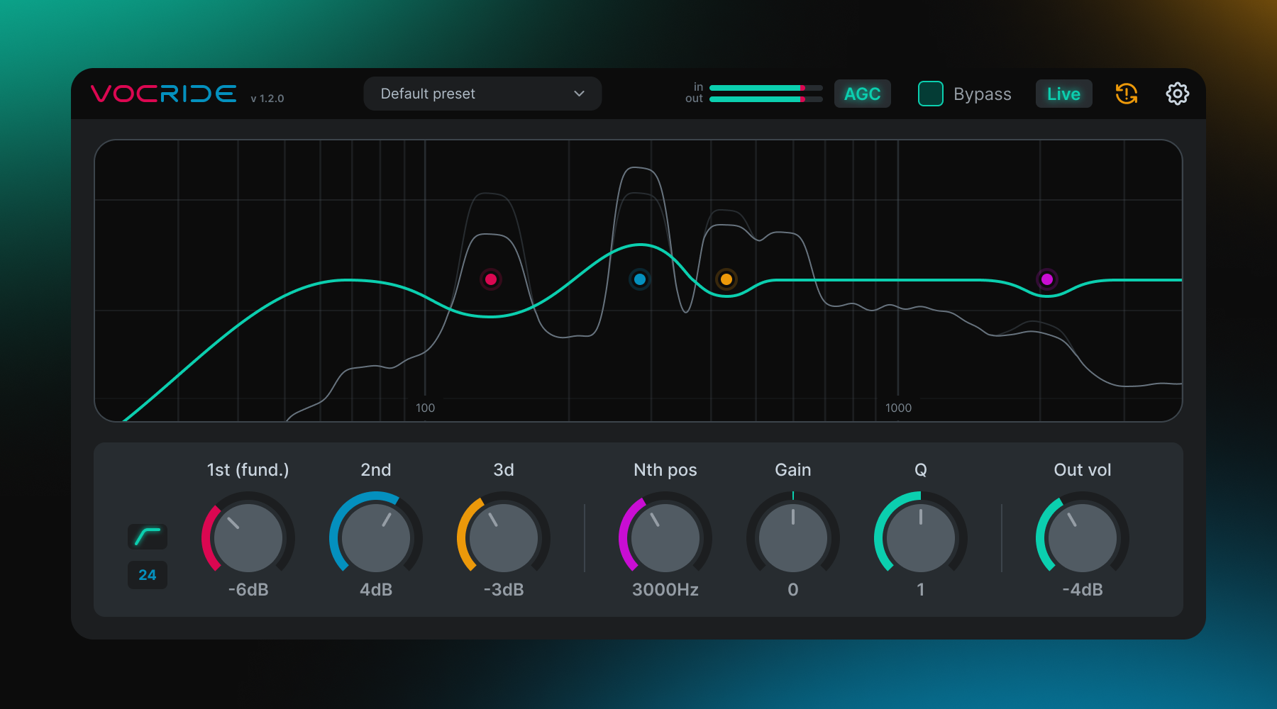 VocRide plugin interface
